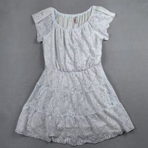 3 Hearts Crochet Knit Tiered Midi Dyed Pastel Mint Dress. Sz 2X Like New #28